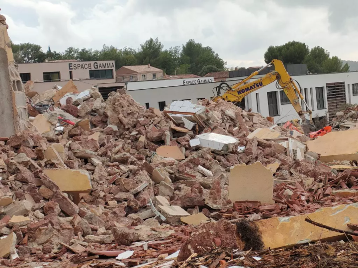 Démolition maison, Carnoules